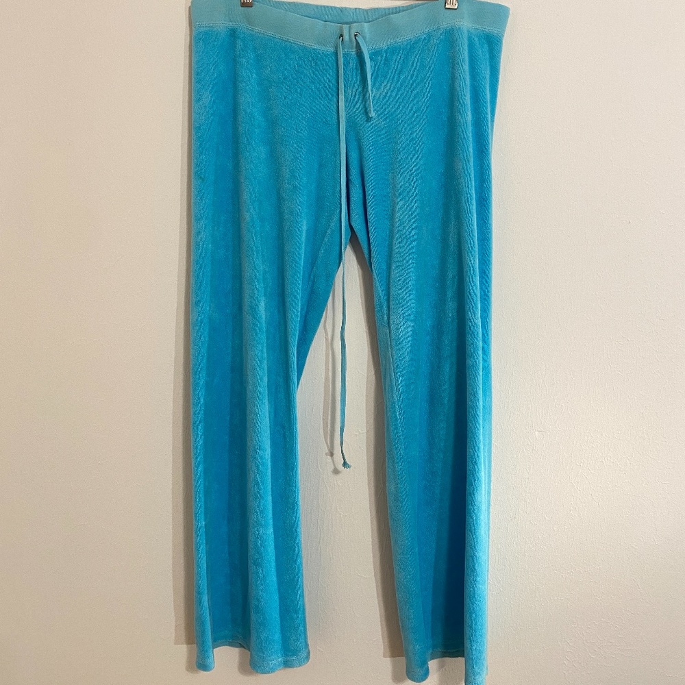 BabyBlue Terrycloth Juicy Couture Trackpant Size L